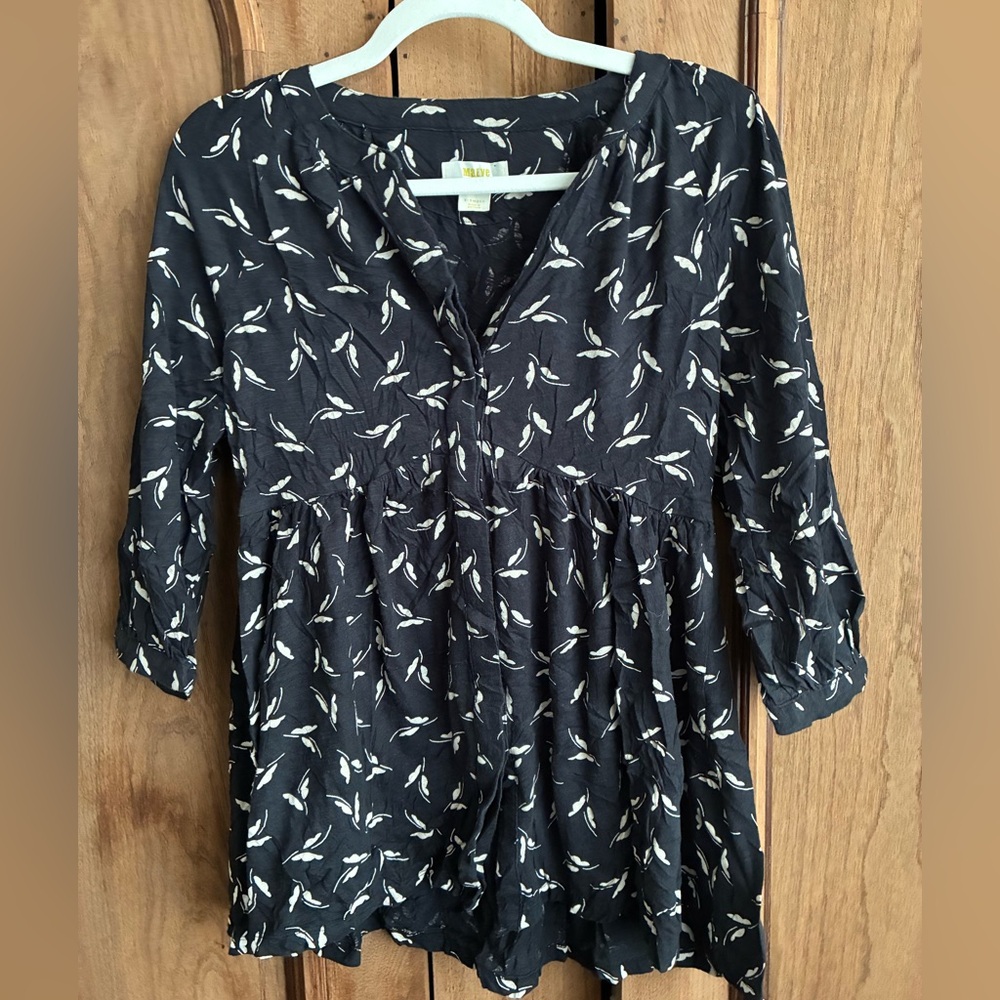 Anthropologie Maeve Winona Babydoll Tunic Top - Picture 4 of 5